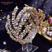 YouLaPan HP425 Wedding Tiara and Crown Rhinestone Headpiece Wedding Hair Accessories 