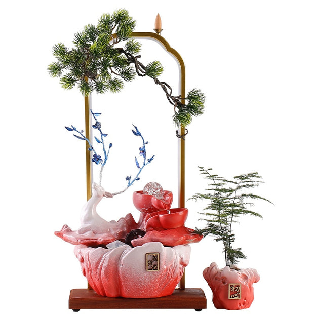 New Chinese-style Lucky and Wealth Flowing Water Ornament
