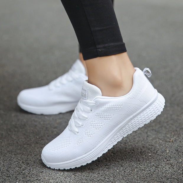 Fashion Woman Tennis Shoes Light Breathable Female Sport Shoes