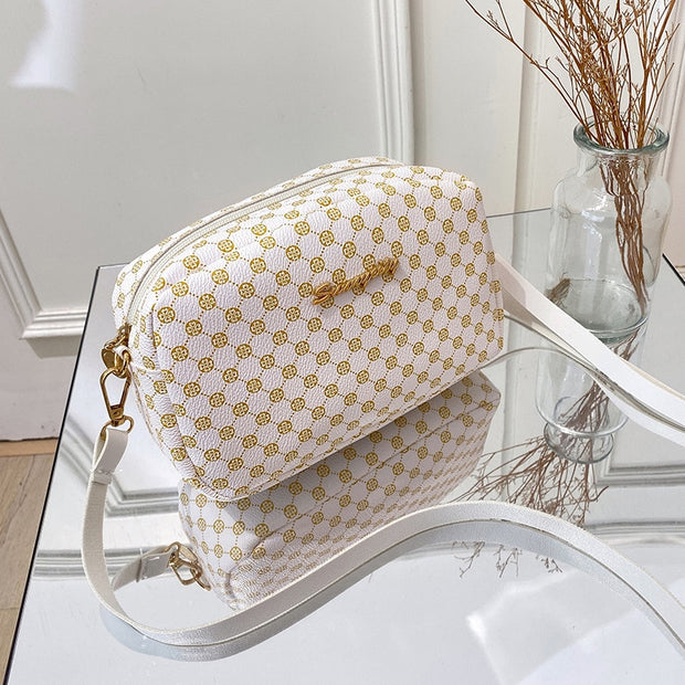 Women Bag New Messenger Shoulder Small Square Bag PU Leather