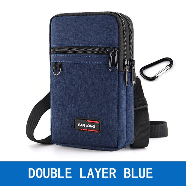 Waterproof Waist Bag Purse Single/double Layer Outdoor Military Waist