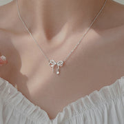 2022 Fashion New Gold Color Double Layer Heart Necklace For Women Clavicle Chain