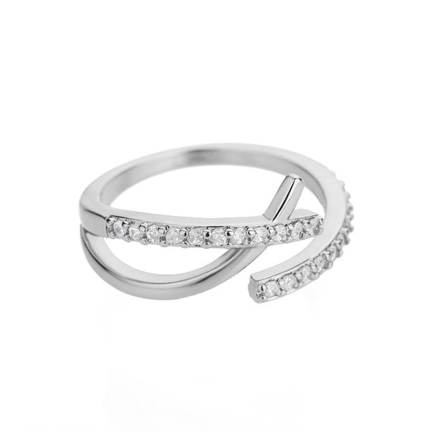 Lightning Rings For Women Stainless Steel Gold Color Finger Ring 2022