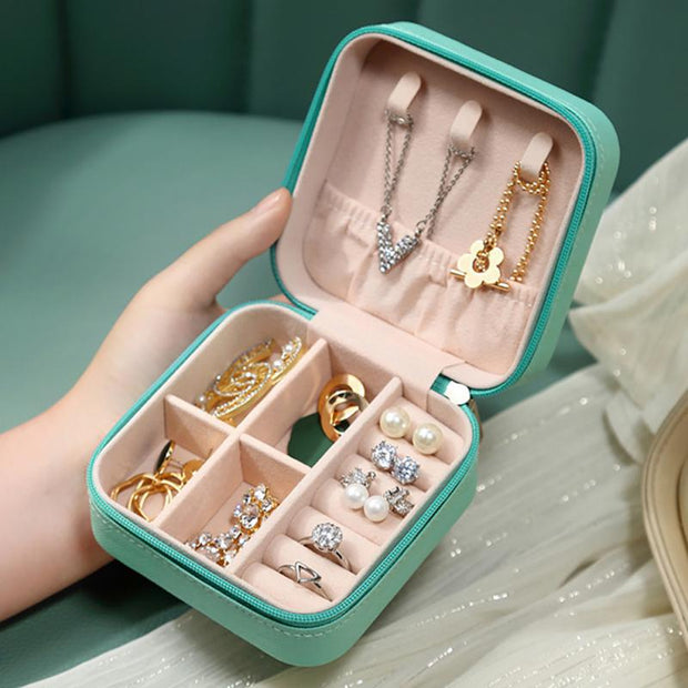 10*10*5cm Jewelry Storage Box Earrings Necklace Ring Jewelry Organizer Display