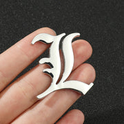 Japanese Anime Death Note Ryuuku Brooches Gothic Letter L Brooch Pins