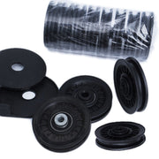 Gym Bearing Pulley 90mm Wearproof Nylon Bearing Pulley Wheel