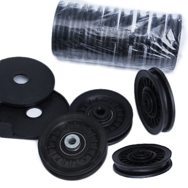 Gym Bearing Pulley 90mm Wearproof Nylon Bearing Pulley Wheel