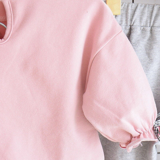 Girl Clothes Set Autumn Winter Baby Girl Outfit Tracksuit Kids Sweatshirt