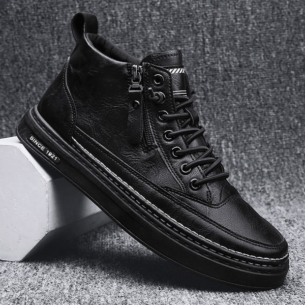 Men Boots Winter Cotton Shoes High-top Fashion Casual Shoes