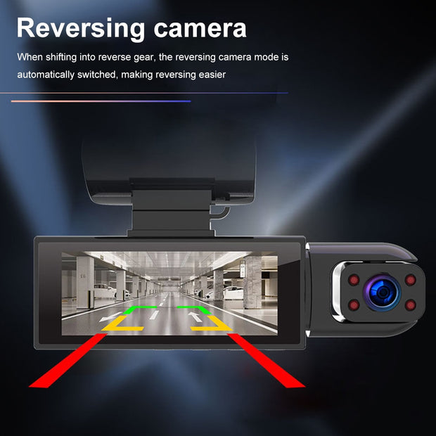 1080P Camera Video Recorder G-Sensor Car DVR Dash Cam Dual Lens Night Vision