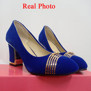 Karinluna Dropship Big Size 33-50 Fashion Slip On Women Pumps