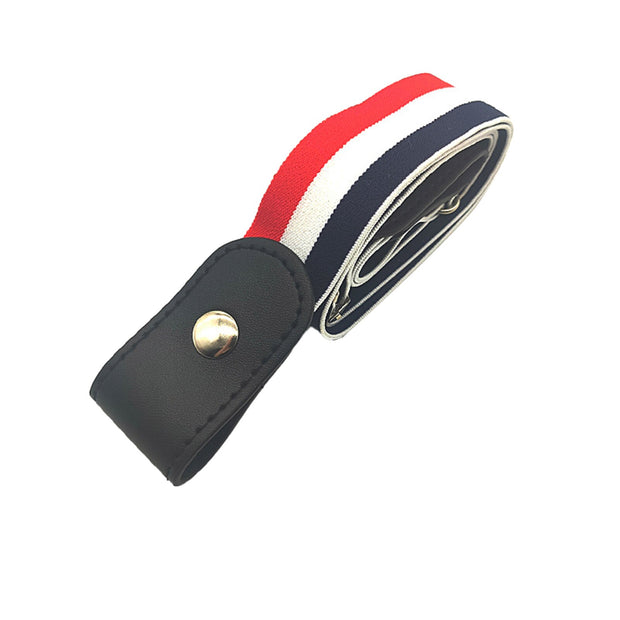 Buckle-Free Belt For Jean Pants Dresses No Buckle Stretch Elastic Waist Belt
