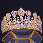 Luxury Hair Jewelry AAAAA Full Zircon Tiaras and Crowns for Women